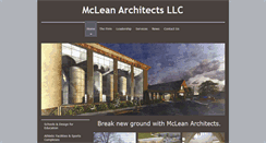 Desktop Screenshot of mclean-architects.com
